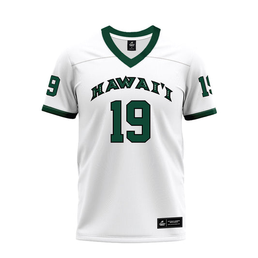 Hawaii - NCAA Football : Lucas Borrow - Premium Football Jersey