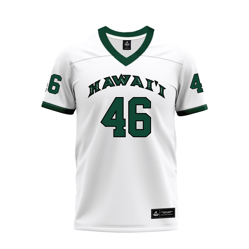 Hawaii - NCAA Football : Kellen Robins-Beers - White Football Jersey-0
