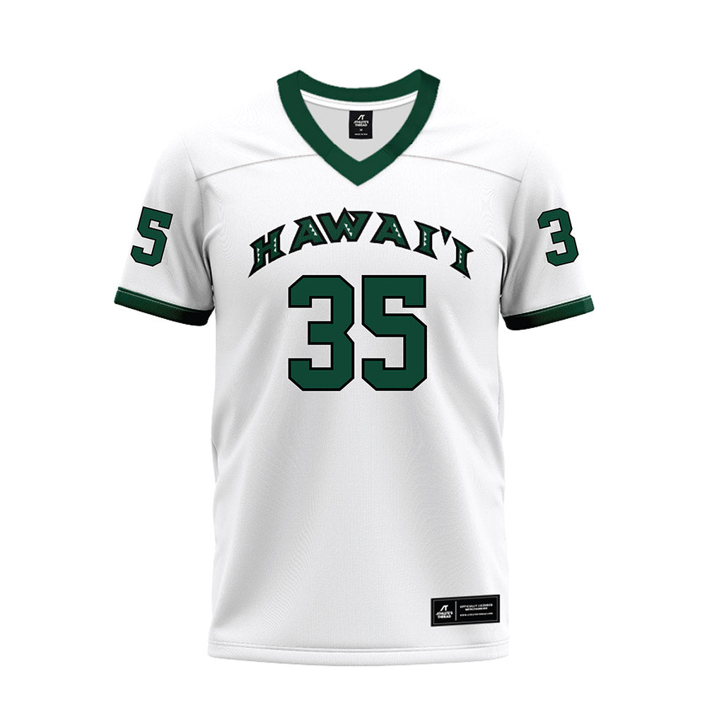 Hawaii - NCAA Football : Junior Fiaui - Premium Football Jersey