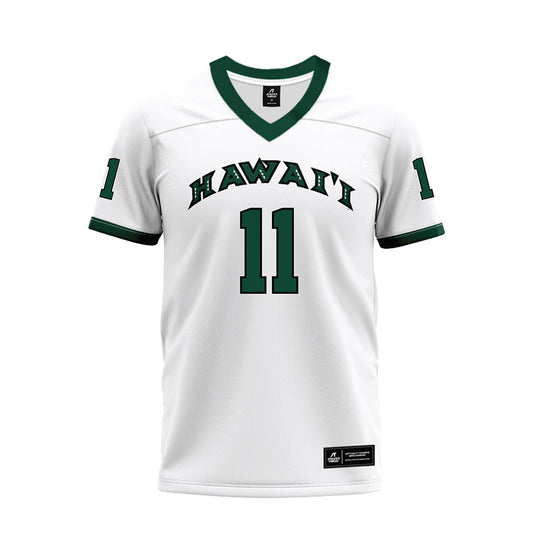 Hawaii - NCAA Football : Jamih Otis - White Football Jersey-0