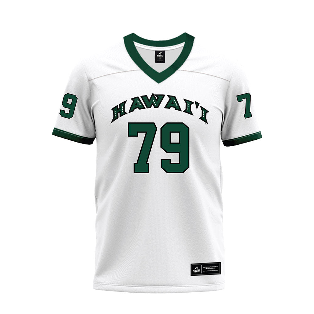 Hawaii - NCAA Football : Judah Kaio - White Football Jersey-0