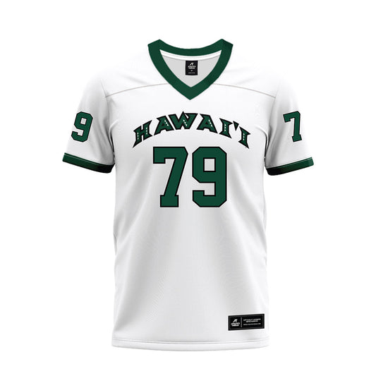 Hawaii - NCAA Football : Judah Kaio - White Football Jersey-0