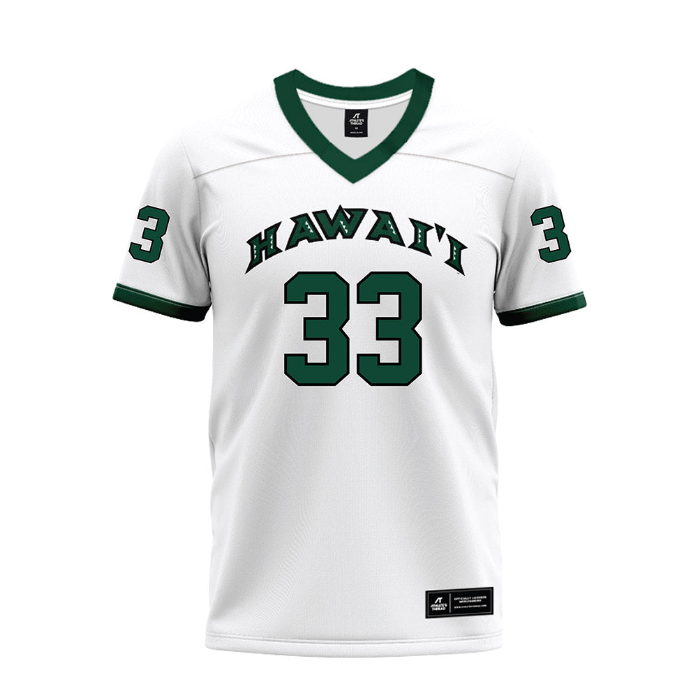 Hawaii - NCAA Football : Kai Kluth - Premium Football Jersey