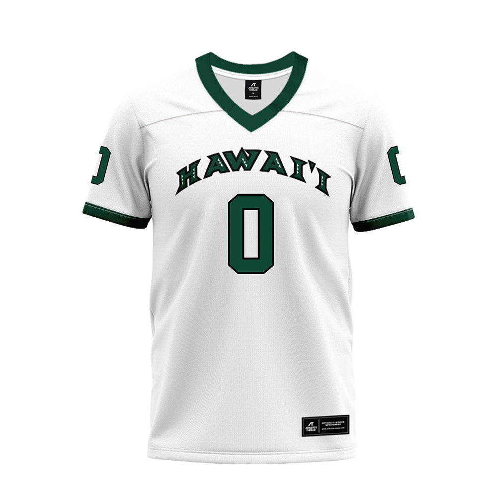 Hawaii - NCAA Football : Cam Barfield - White Football Jersey-0