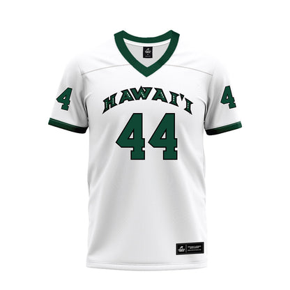 Hawaii - NCAA Football : aiden mccomber - White Football Jersey-0