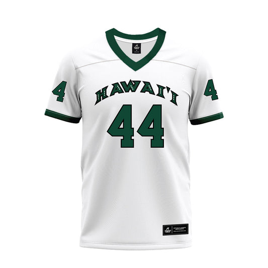 Hawaii - NCAA Football : aiden mccomber - White Football Jersey-0