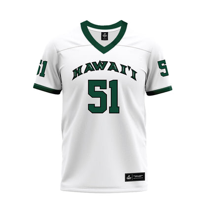 Hawaii - NCAA Football : LesterLaisene Lagafuaina - Premium Football Jersey