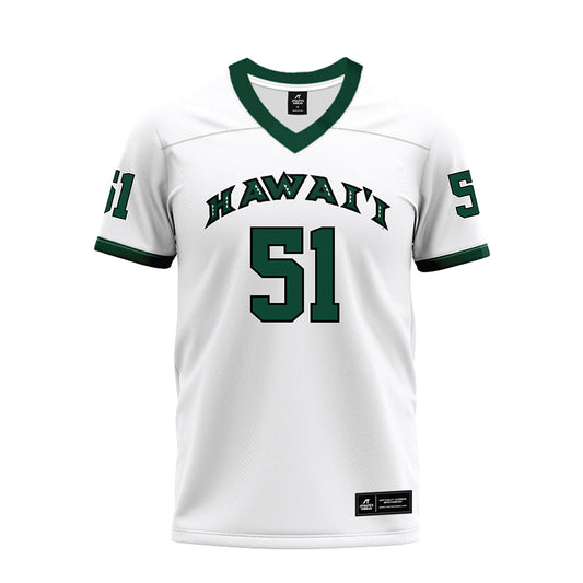 Hawaii - NCAA Football : LesterLaisene Lagafuaina - Premium Football Jersey