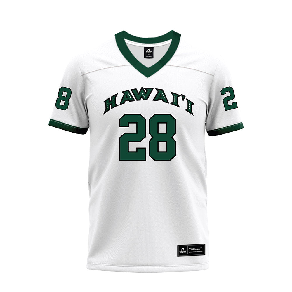 Hawaii - NCAA Football : Vaifanua Peko - White Football Jersey-0