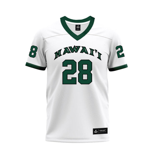 Hawaii - NCAA Football : Vaifanua Peko - White Football Jersey-0