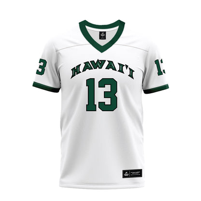 Hawaii - NCAA Football : Brayden Schager - Premium Football Jersey