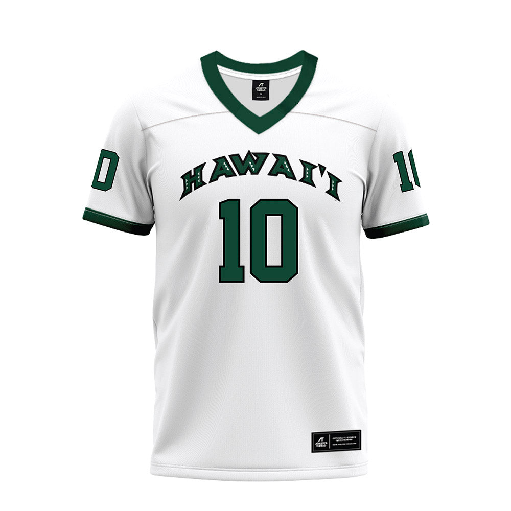 Hawaii - NCAA Football : Patrick Hisatake - Premium Football Jersey