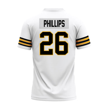 Towson - NCAA Football : Kahseim Phillips - White Premium Football Jersey-1