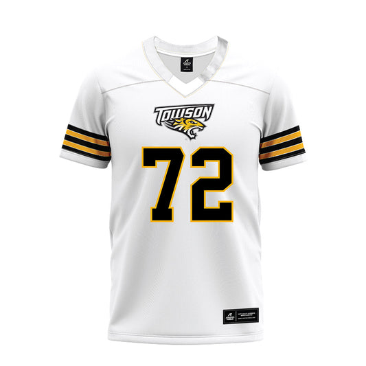 Towson - NCAA Football : Sahil Bhullar - White Premium Football Jersey