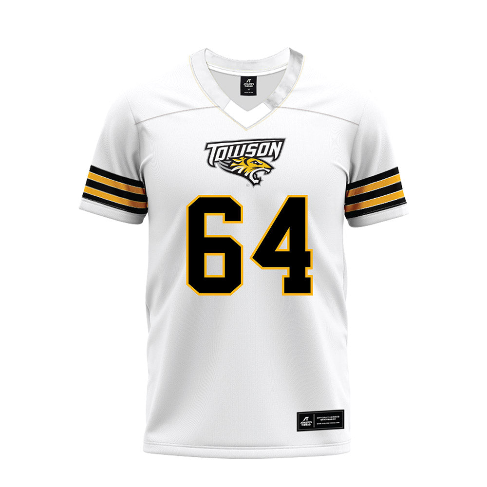 Towson - NCAA Football : Joden Nelson - White Premium Football Jersey-0