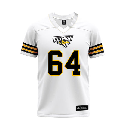Towson - NCAA Football : Joden Nelson - White Premium Football Jersey-0