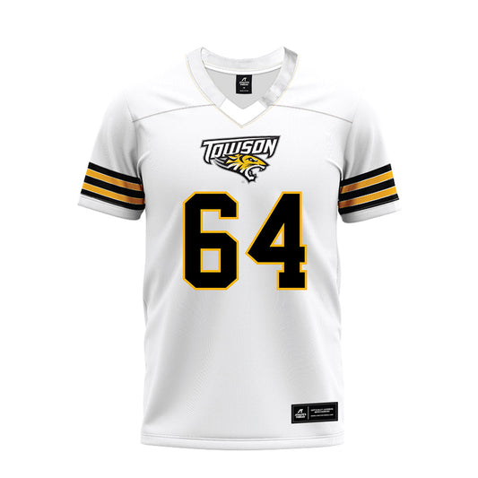 Towson - NCAA Football : Joden Nelson - White Premium Football Jersey-0