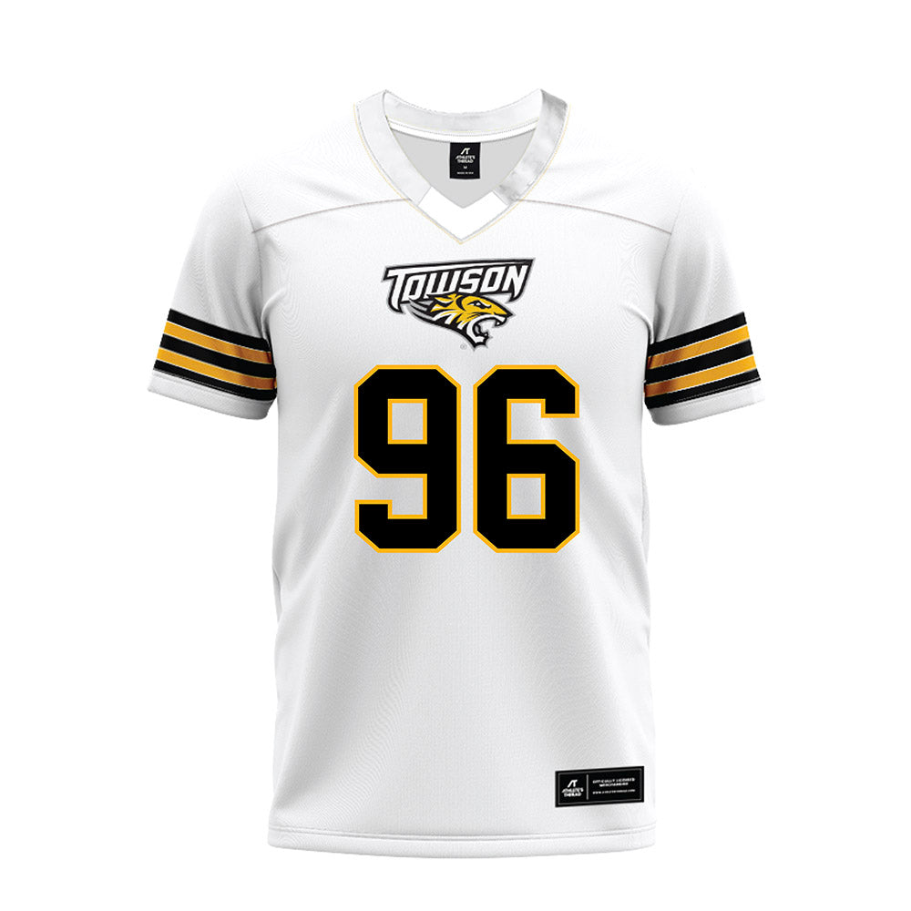 Towson - NCAA Football : Anthony Delle Donne - White Premium Football Jersey