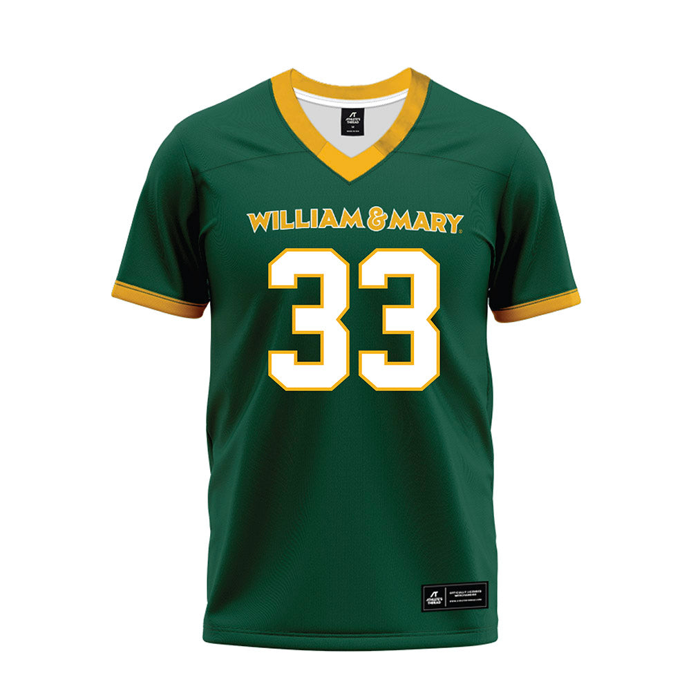 William & Mary - NCAA Football : Joshua Miller - Premium Football Jersey-0