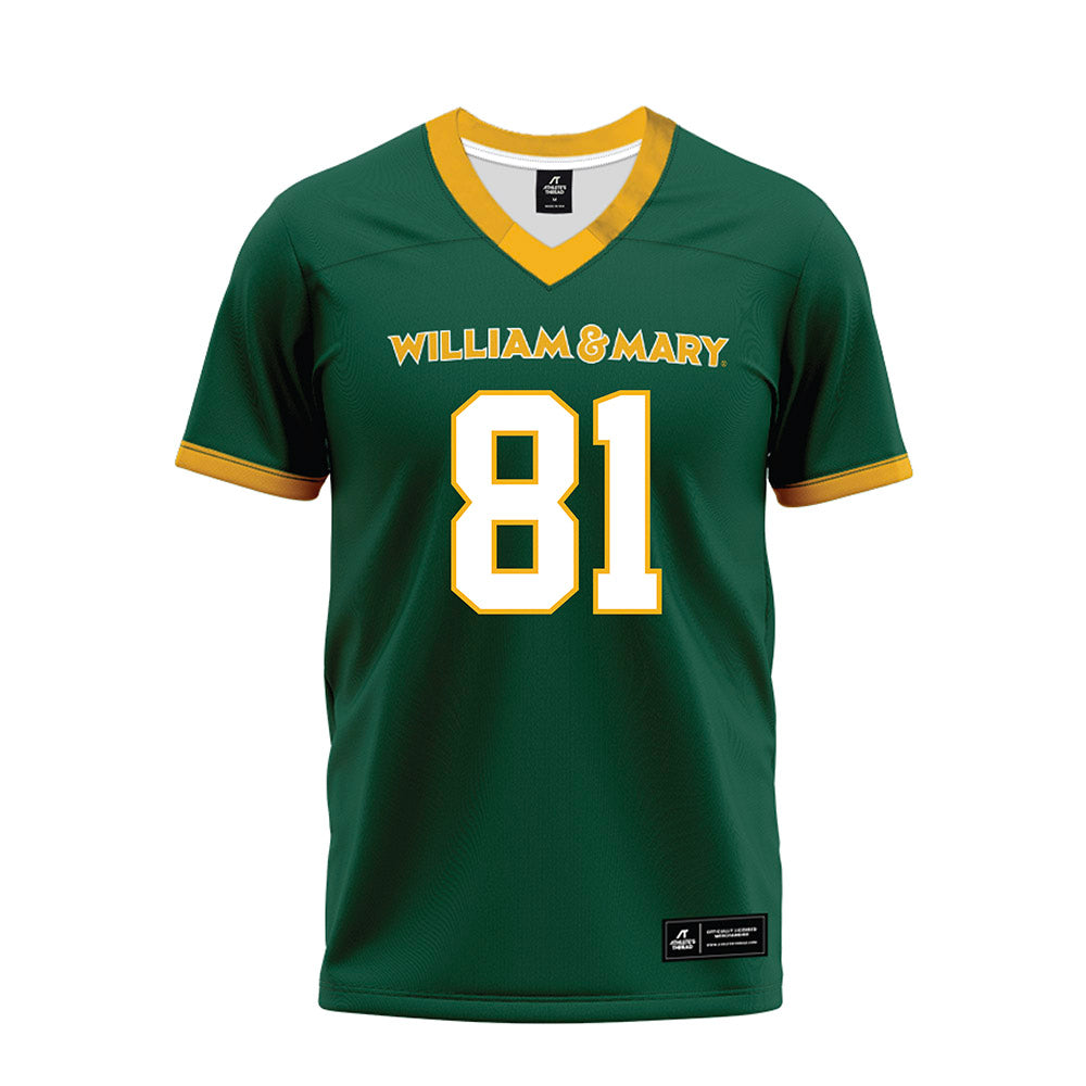 William & Mary - NCAA Football : Gavin McIntosh - Premium Football Jersey-0