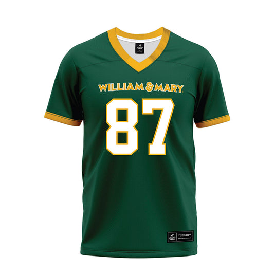 William & Mary - NCAA Football : Sean McElwain - Premium Football Jersey-0