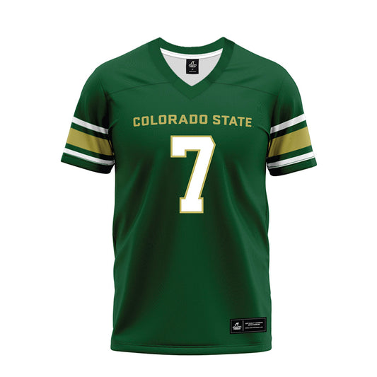 Colorado State - NCAA Football : Jackson Brousseau - Green Premium Football Jersey-0