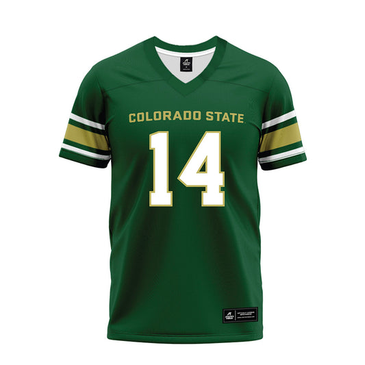 Colorado State - NCAA Football : Tory Horton - Green Premium Football Jersey