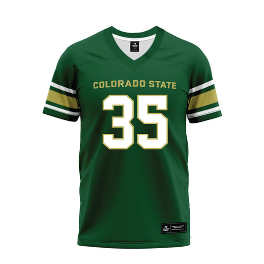 Colorado State - NCAA Football : Joseph Williams - Green Premium Football Jersey-0