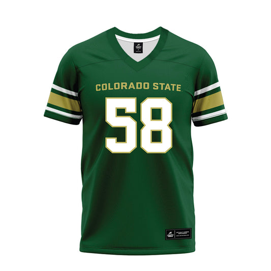 Colorado State - NCAA Football : Peyton Garrett - Green Premium Football Jersey-0