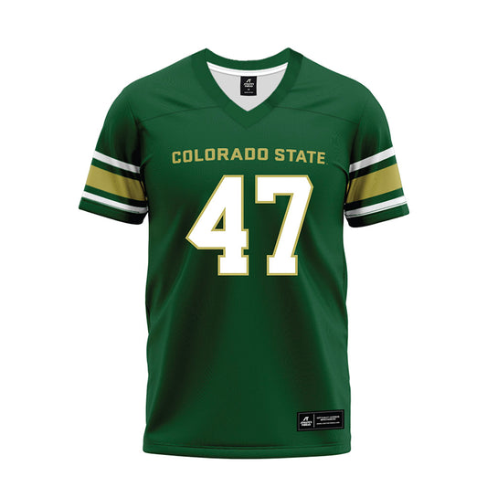 Colorado State - NCAA Football : Drew Rodriguez - Green Premium Football Jersey