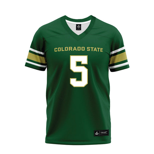 Colorado State - NCAA Football : Petey Tucker - Green Premium Football Jersey-0