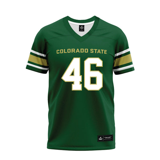 Colorado State - NCAA Football : Cody Pettitt - Green Premium Football Jersey