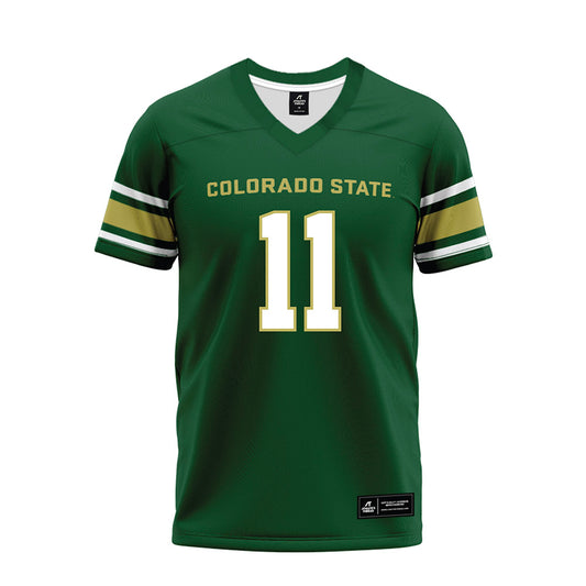 Colorado State - NCAA Football : Jeremy Naborne-Owens - Green Premium Football Jersey-0