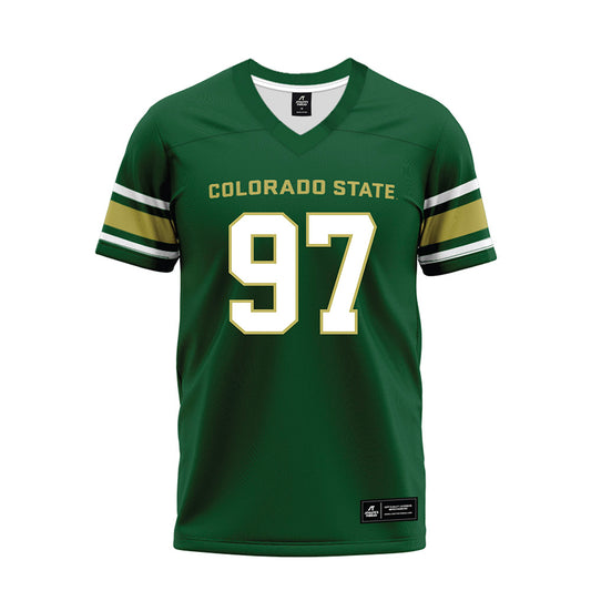 Colorado State - NCAA Football : Edmari Binion - Green Premium Football Jersey-0
