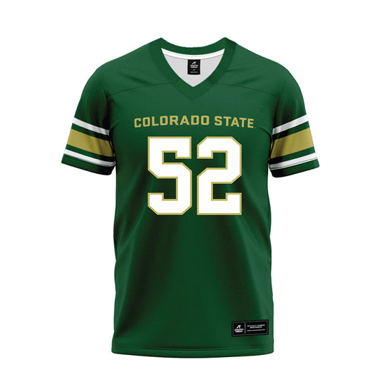 Colorado State - NCAA Football : Kentez Allen - Green Premium Football Jersey-0