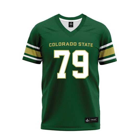 Colorado State - NCAA Football : Aitor Urionabarrenechea - Green Premium Football Jersey