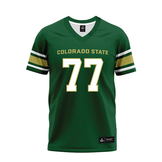 Colorado State - NCAA Football : Monjaro Senegal - Green Premium Football Jersey-0