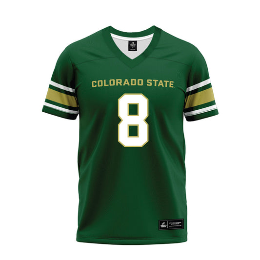Colorado State - NCAA Football : Antarron Turner - Green Premium Football Jersey-0