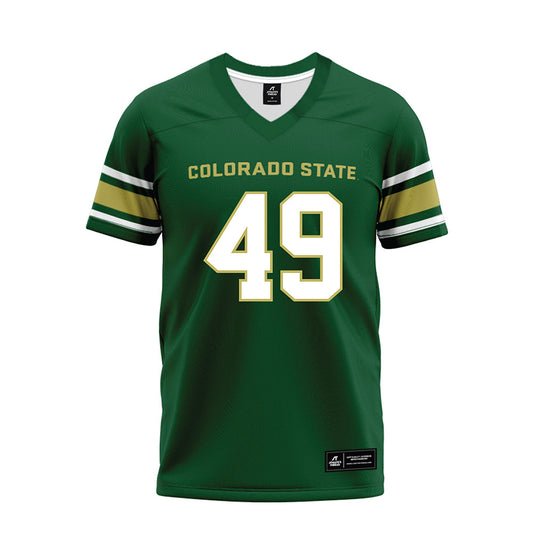 Colorado State - NCAA Football : Jernias Tafia - Green Premium Football Jersey-0