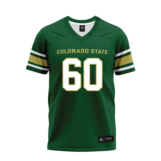 Colorado State - NCAA Football : Chandler Brown - Green Premium Football Jersey-0