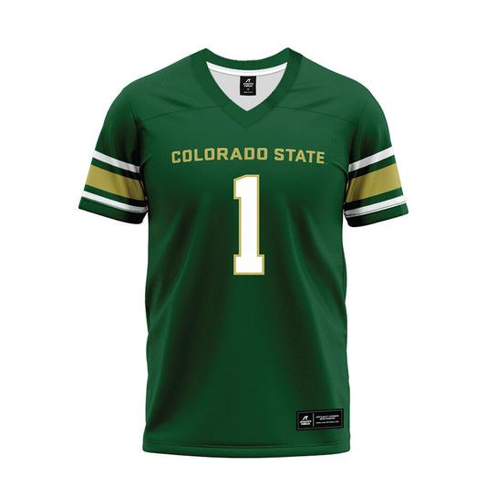 Colorado State - NCAA Football : Armani Winfield - Green Premium Football Jersey-0