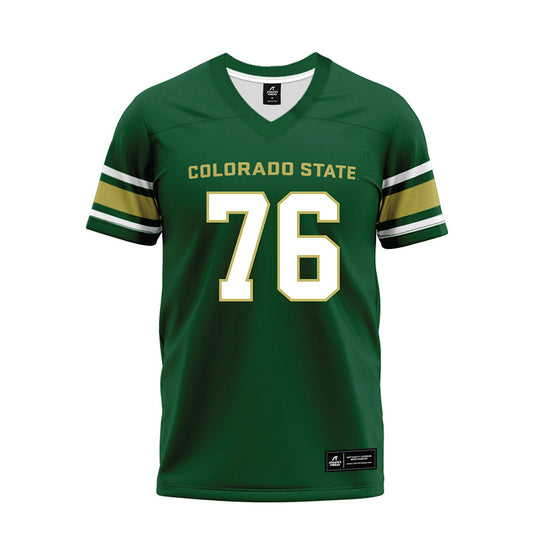 Colorado State - NCAA Football : Alex Foster - Green Premium Football Jersey-0