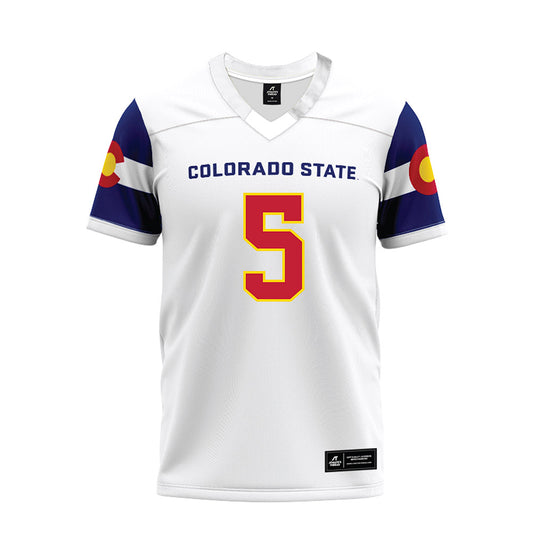 Colorado State - NCAA Football : Petey Tucker - State Pride Premium Football Jersey-0