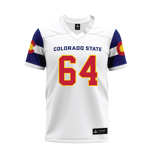 Colorado State - NCAA Football : Tristan Holmbeck - State Pride Premium Football Jersey-0