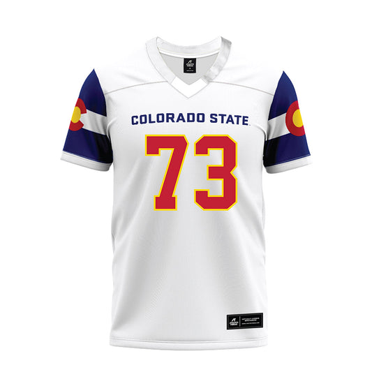 Colorado State - NCAA Football : Braden Hales - State Pride Premium Football Jersey-0