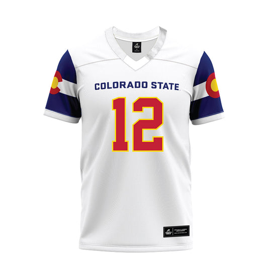 Colorado State - NCAA Football : Jace Bellah - State Pride Premium Football Jersey-0