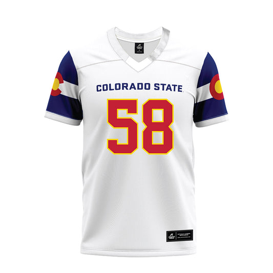 Colorado State - NCAA Football : Peyton Garrett - State Pride Premium Football Jersey-0