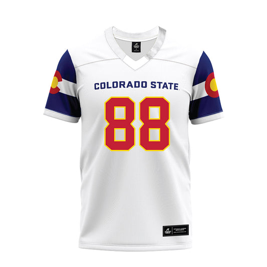 Colorado State - NCAA Football : Jordan McIntyre - State Pride Premium Football Jersey-0