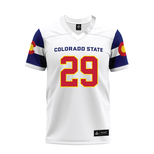 Colorado State - NCAA Football : Jett Vincent - State Pride Premium Football Jersey-0