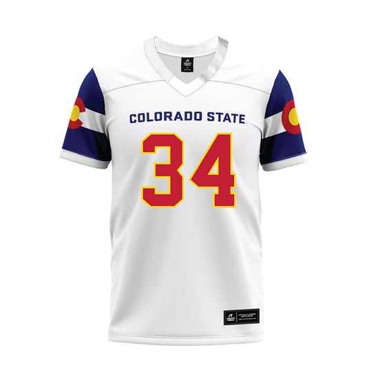 Colorado State - NCAA Football : Amare Gomez - State Pride Premium Football Jersey-0